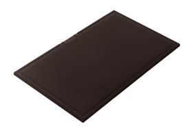 Rectangular chopping board in black HPL
