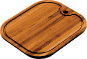 Rectangular iroko chopping board