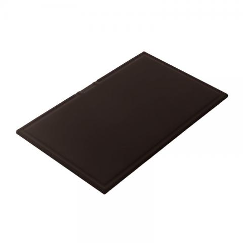 Rectangular chopping board in black HPL