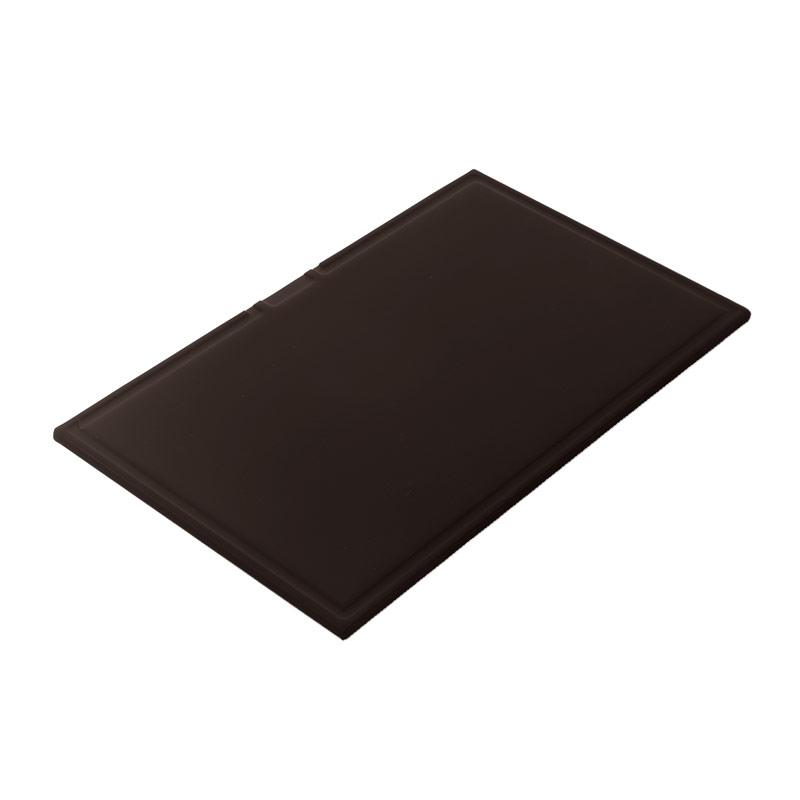 Rectangular chopping board in black HPL