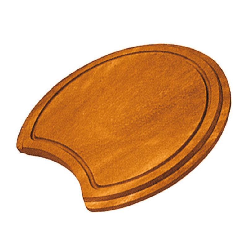 Round iroko chopping board