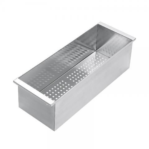 Stainless steel colander