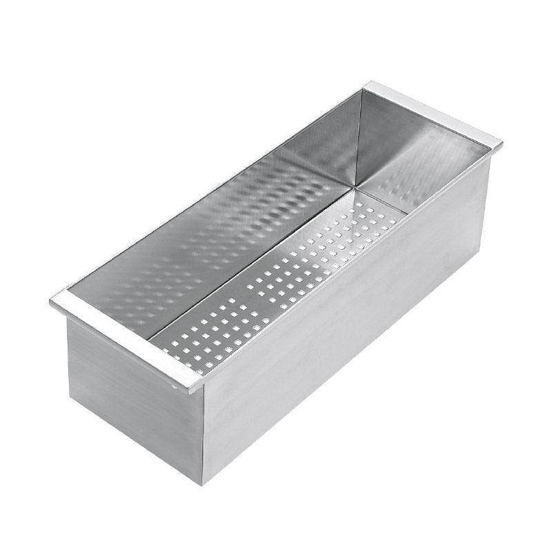 Stainless steel colander